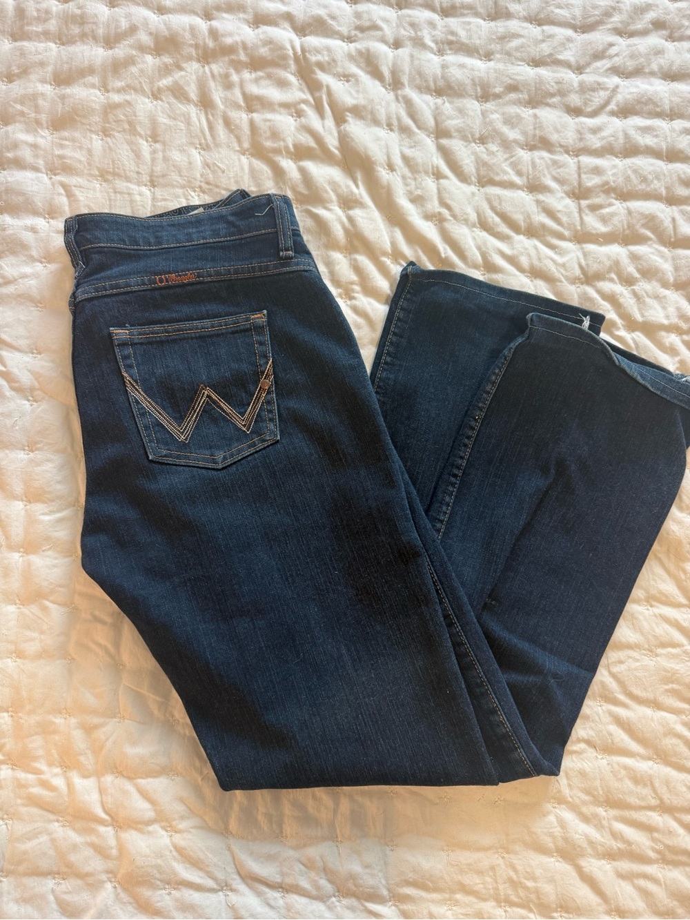 Wrangler Dark Blue Women's Bootcut Jeans size 7
